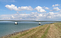 Fietsroute op Noord-Beveland